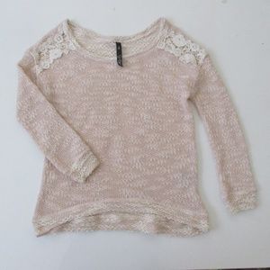 Jessica Simpson Ami Knit Top Size Small